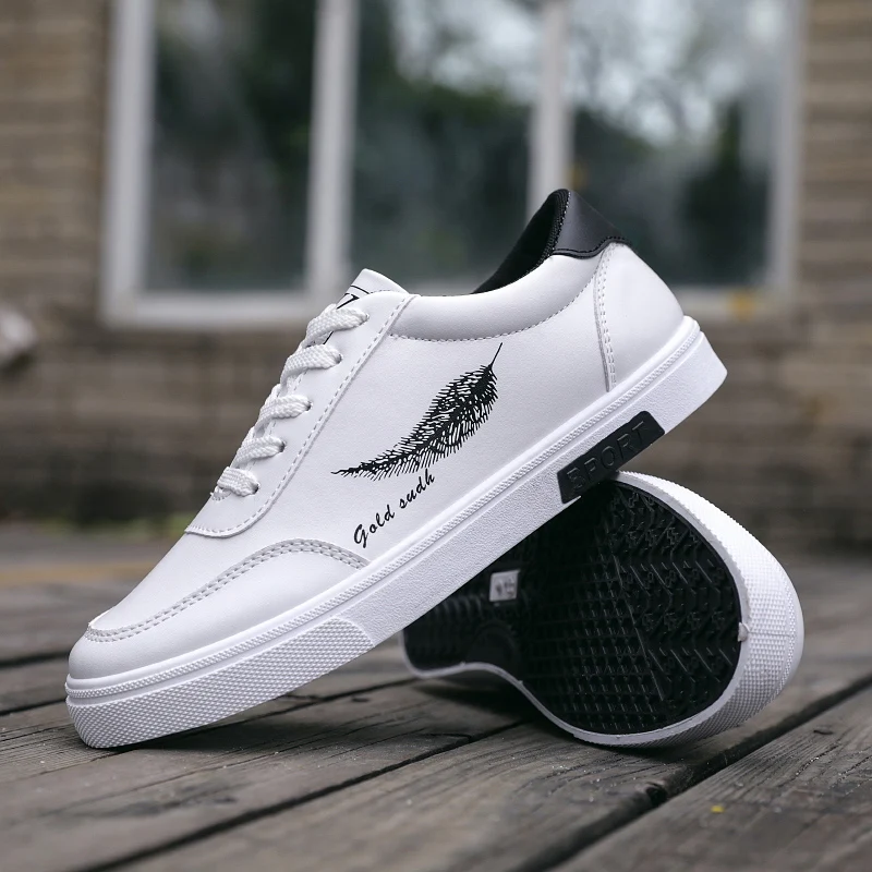 

New Style Pu Casual Shoes for Men Factory Directly Sale Shoes Men Wholesale, Black/white/blue