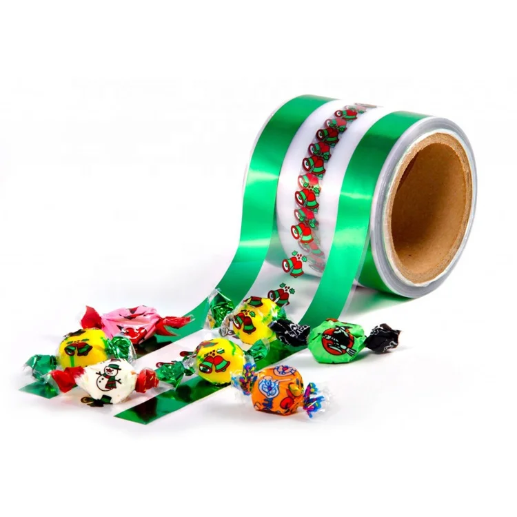 Custom size candy wrapper PET twist film