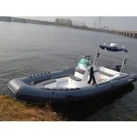 

Pleasure/Rib Boat/Sport Fishing Boat Rib760 White Color 7.6 M/25 Feet