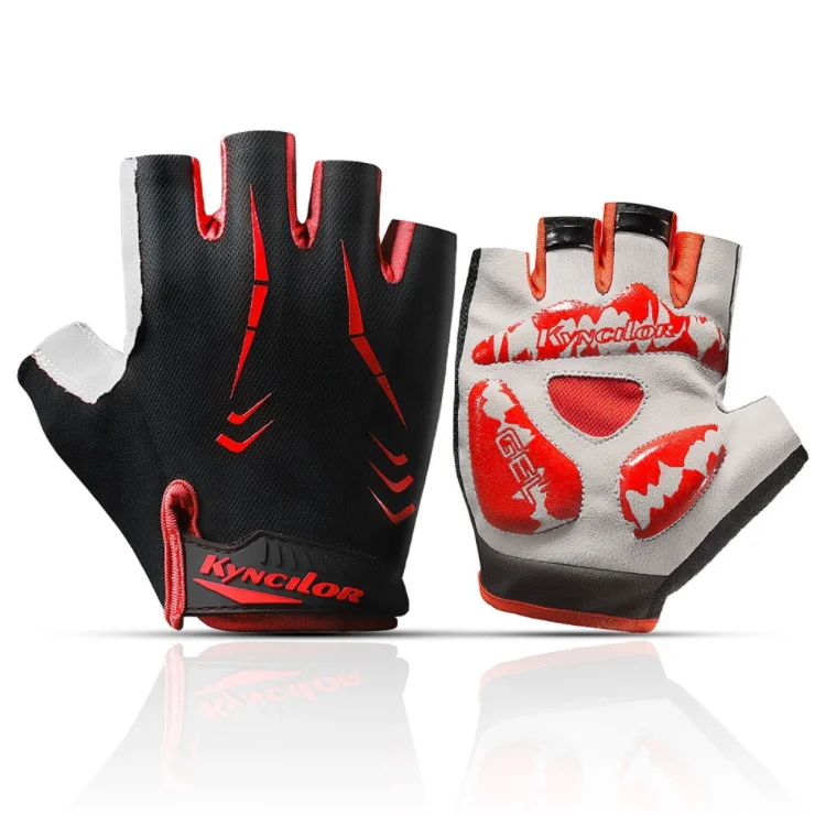 

Bicycle Men Bike Gloves Anti- Slip Breathable Road Gloves Cycling Gloves Bike, Red,blue,black
