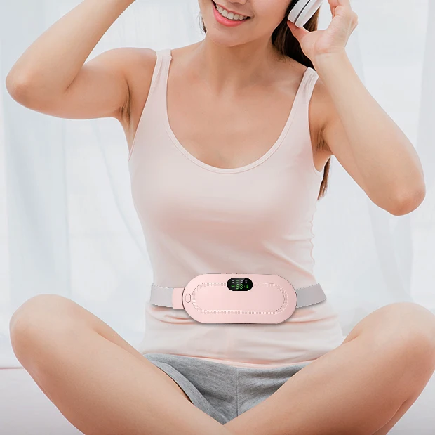 

Portable Electric Smart Warm Palace Belt Menstrual Heating Pad Massager Period Pain Relief heat Pads For Menstrual