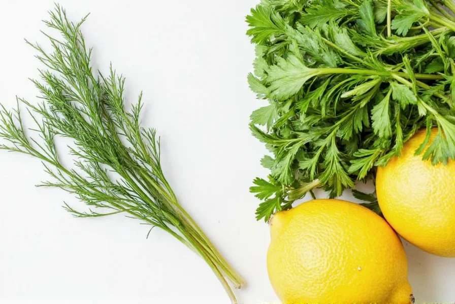 Bunch of fresh herbs placed in a glass of water inside a refrigerator