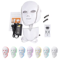 

Factory Prices Wholesale 2020 Latest Colorful Photon Light Facial Neck Skin Beauty Therapy 7 Colors LED Face Mask