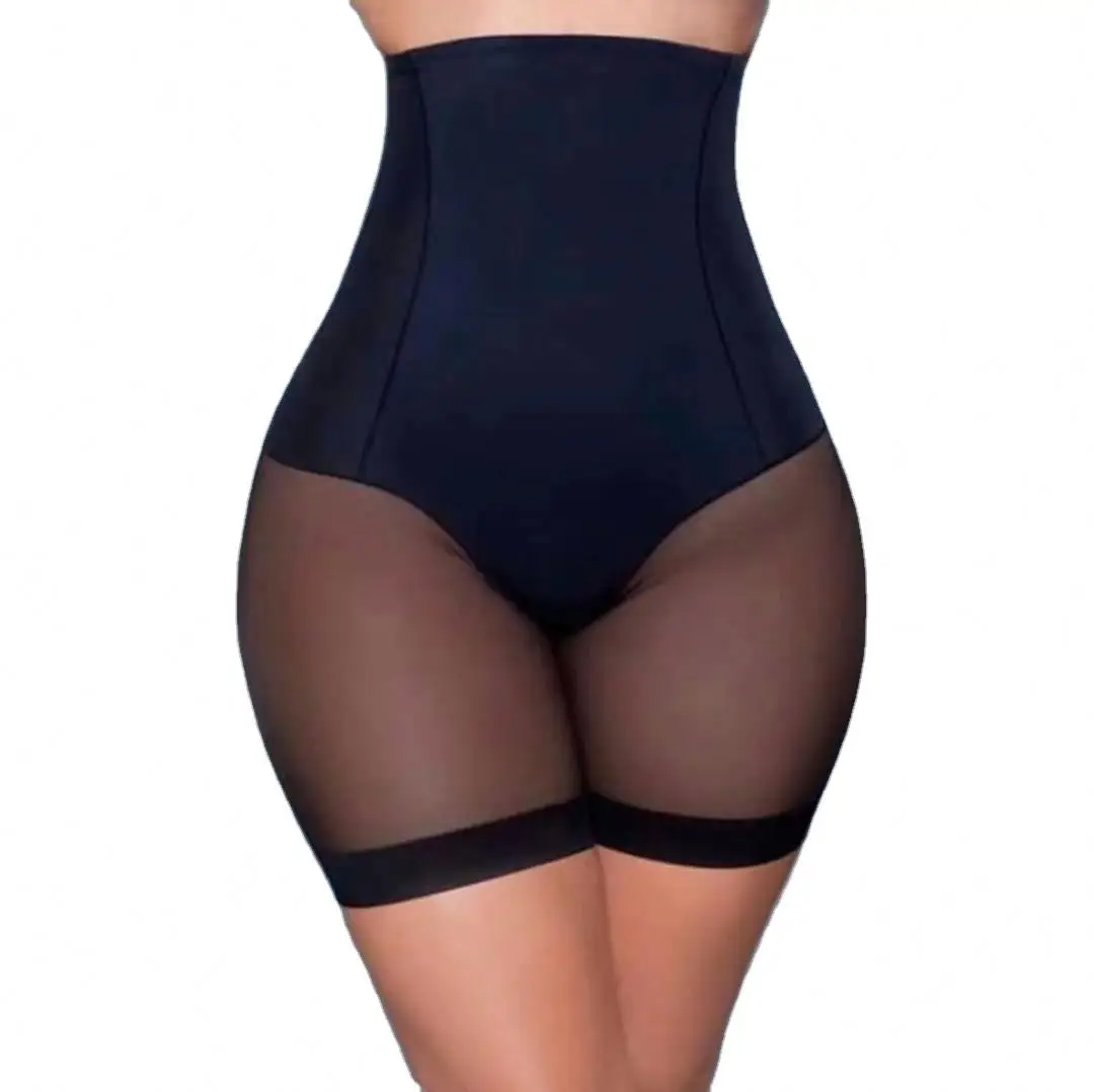 

2022 Factory Custom Sexy Seamless Shapewear Short gain minceur High Waist Control Tummy Thigh Shaper Curvy Body, Black ,skin