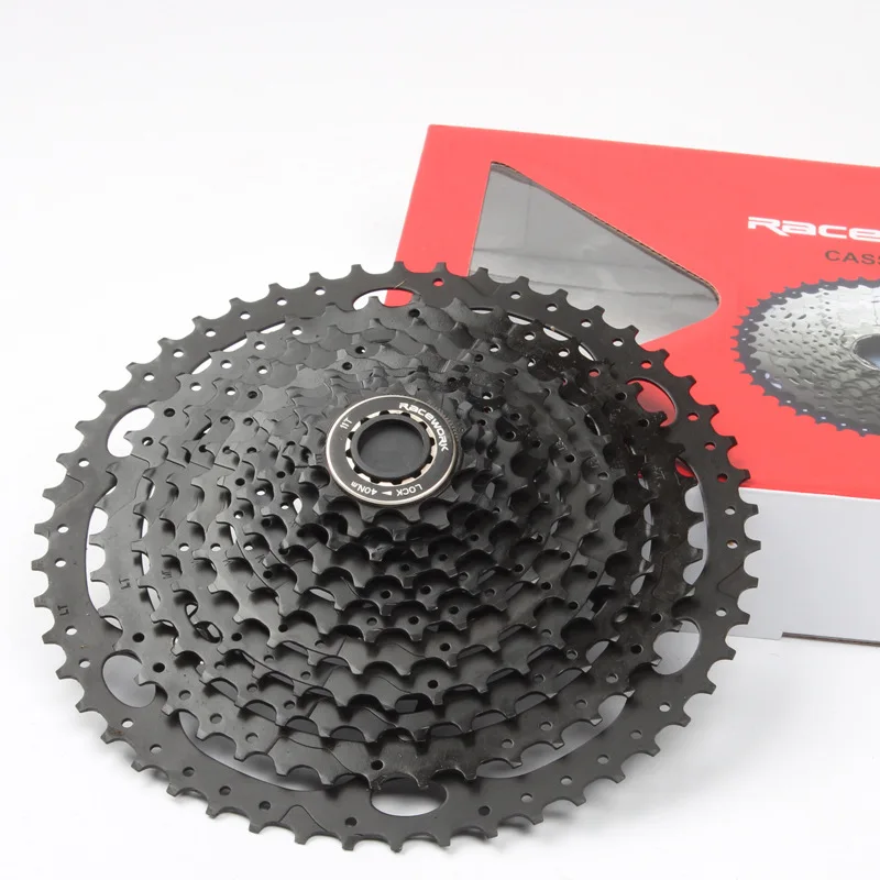 

RACEWORK 11 Speed Black Bicycle Freewheel 11-46/50/52 T Bike Cassettes mtb Freewheel