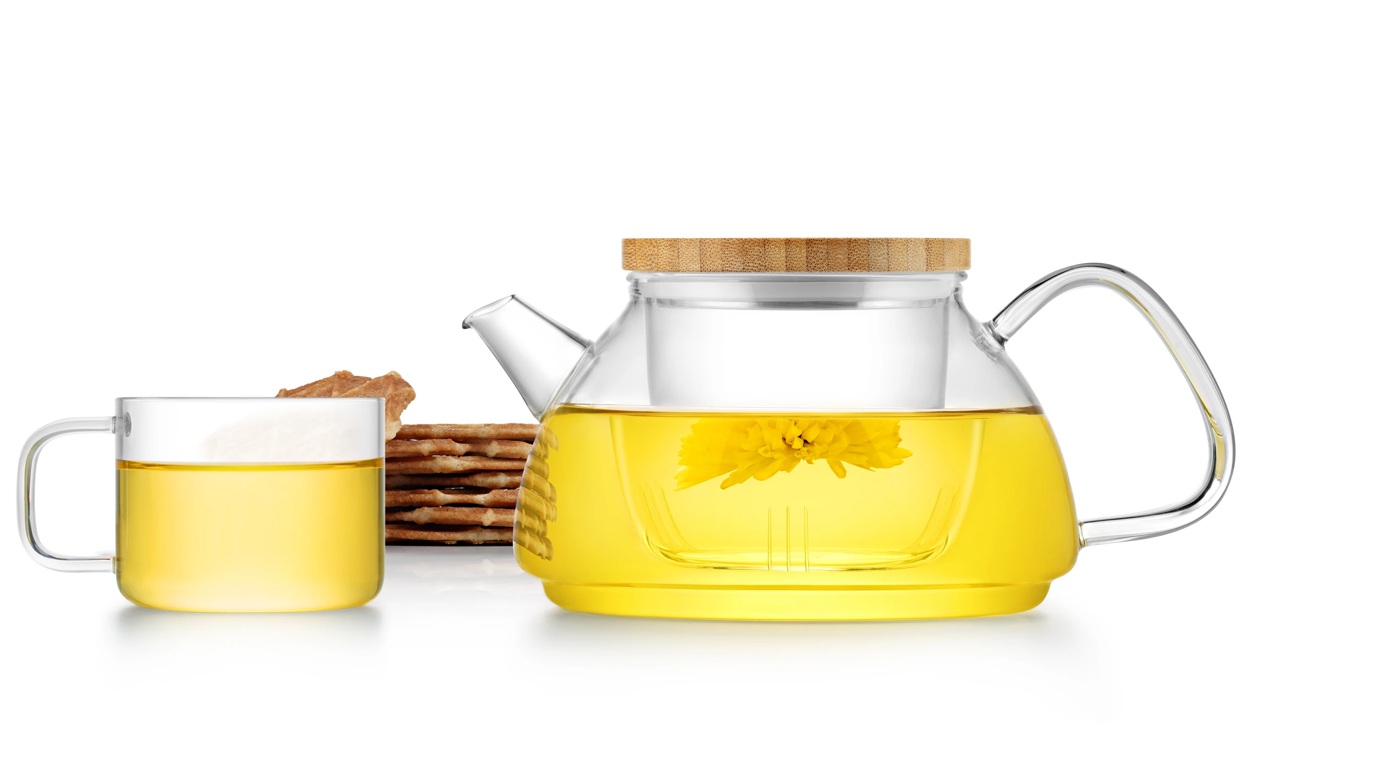 关于这个玻璃花茶壶