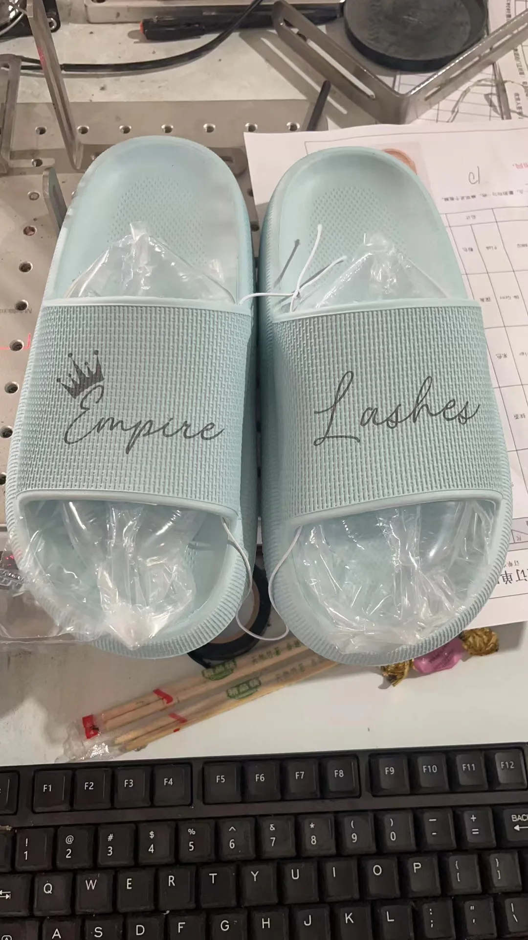 Laser Carving EVA Slipper