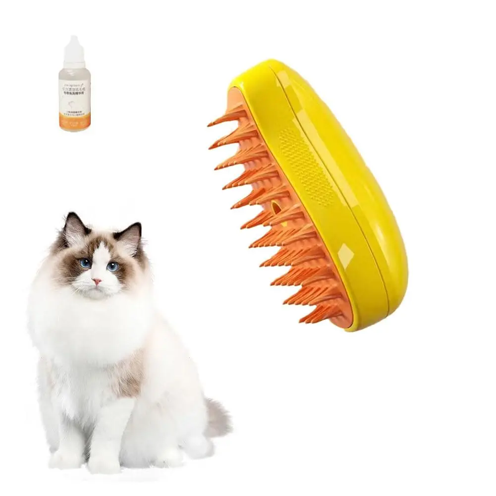 

Multifunctional Dog Pet Spray Massage Steamy Grooming Comb Usb One-touch Pet Cat Steam Brush