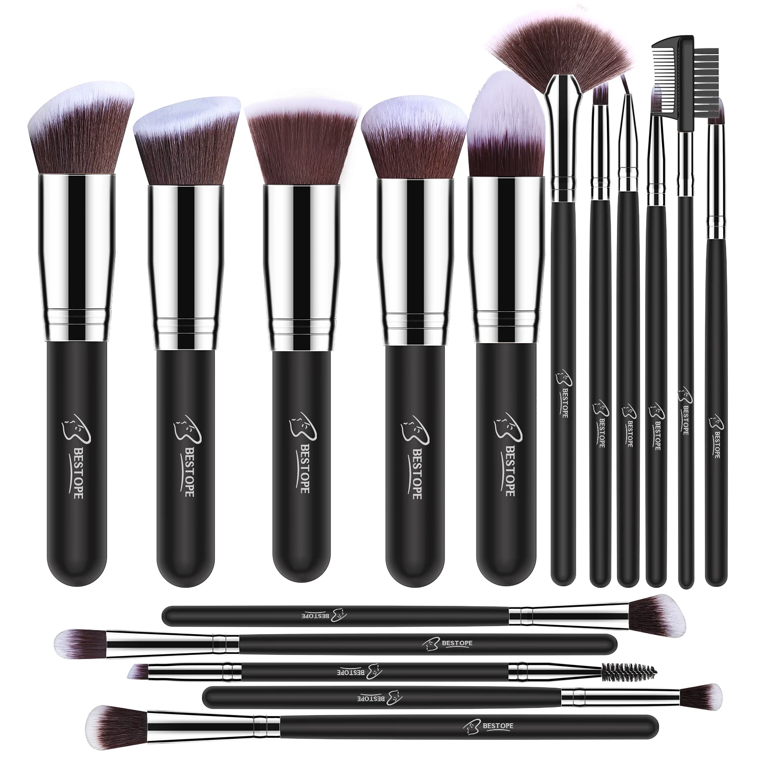 

Hot Selling Hiqh Quality Makeup Beauty Eyeshadow Brushes Custom Own Brand Professional 16 Pieces Make Up Brush Set, Rose golden