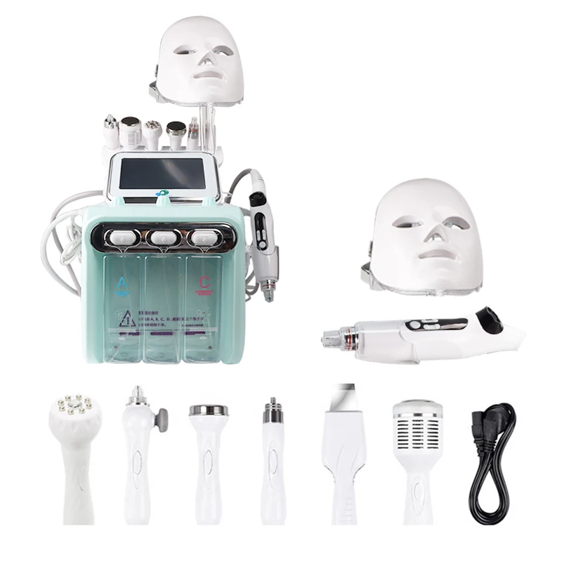 

8 In 1 Hydra Dermabrasion Oxygen Jet Peel Machine Microdermabrasion Portable H2o2 Hydra Oxigen Facial Machine Jet Peel