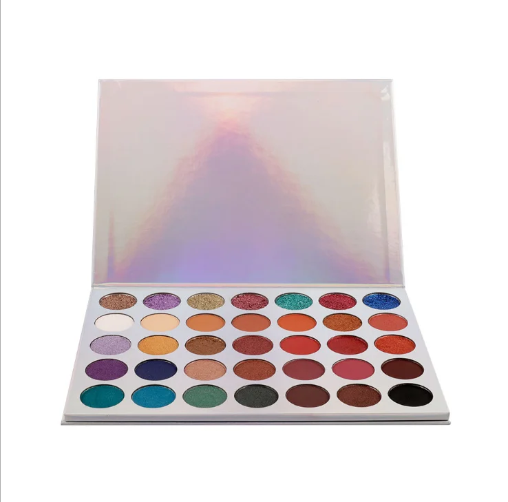 

Private Label Custom Logo Makeup 35 Colors Matte and Glitter Eyeshadow Palette