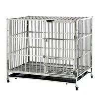 

High quality indoor dog house, Stainless steel dog cage, Dog kennel crate for pet shop