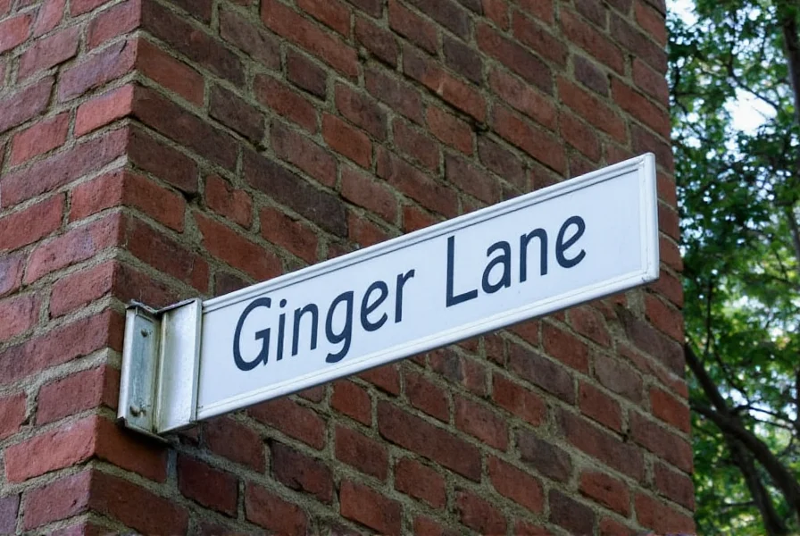 Ginger Lane: Understanding This Common Street Name