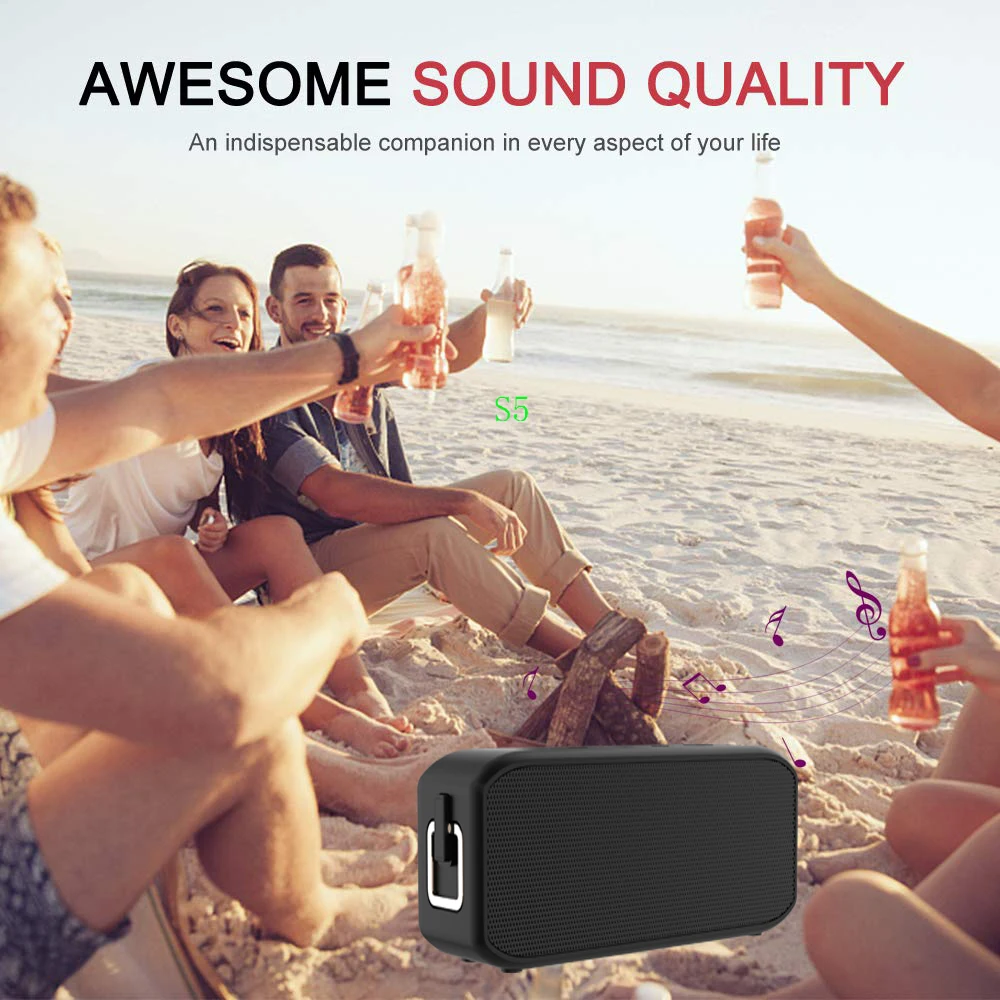 20W Loudspeaker Box Great BT Hifi Stereo High Quality Mini dj Portable Wireless Bluetooth Speakers - ANKUX.COM