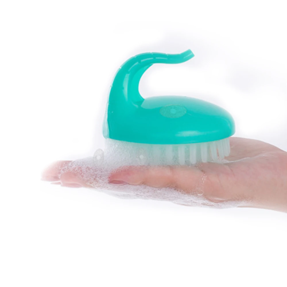 

Maternal and infant products baby shampoo brush baby silicone shampoo brush children massage bath baby shampoo brush