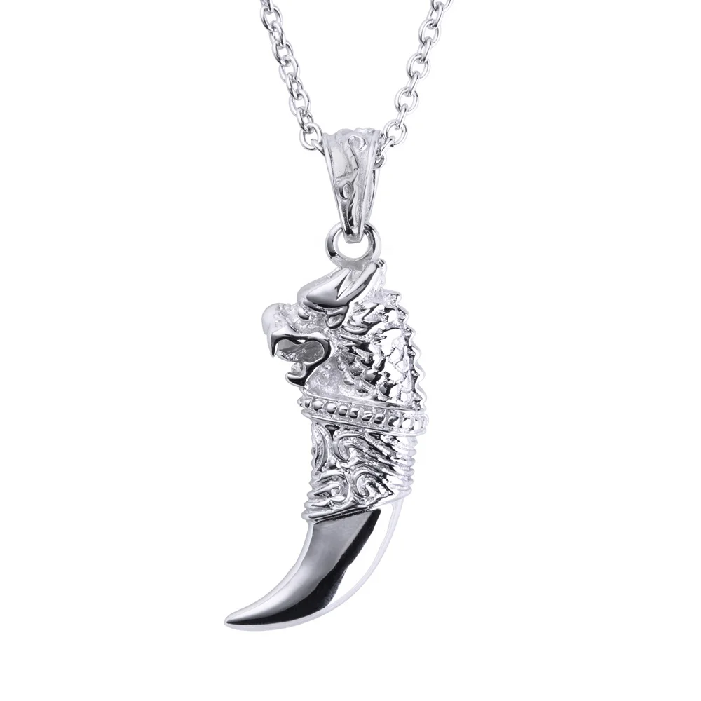 

Showfay Wholesale Custom Fashion cheap metal jewellery black panther pendant necklace