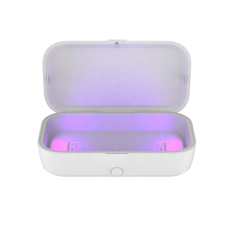 

uv disinfection uvc led sterilizer box with 10W wireless charger