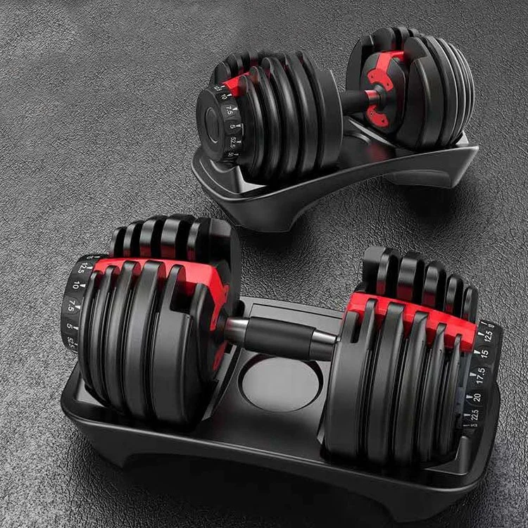 

High quality  Weight lifting Home use Custom logo adjustable dumbbell set