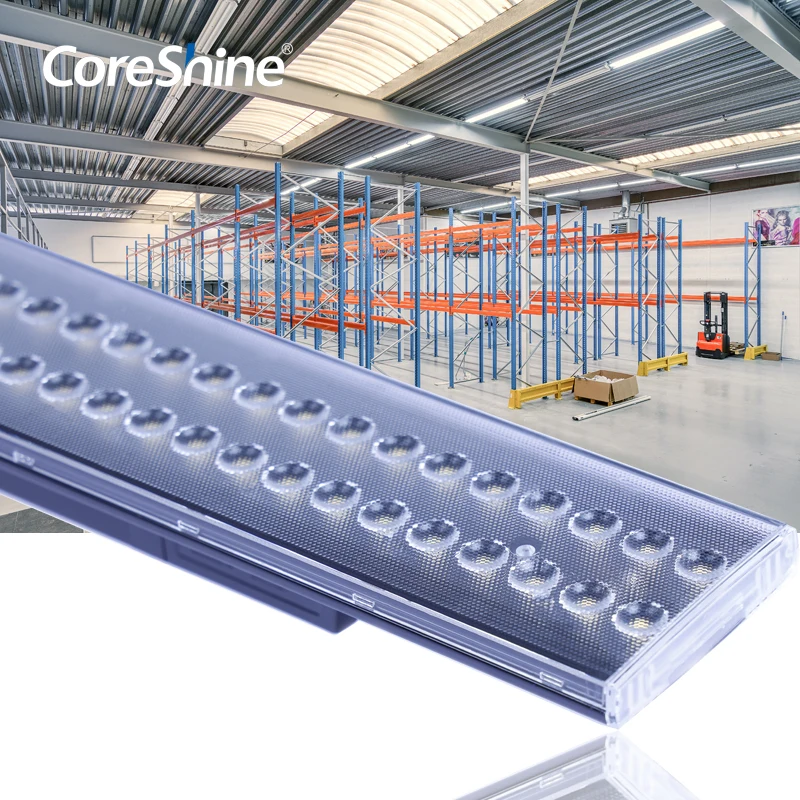 Coreshine High Lumen 160lm/w Seamless Workshop Led Linear Track Rail Light Solutions