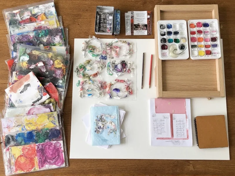 Crafting table design options for different art mediums