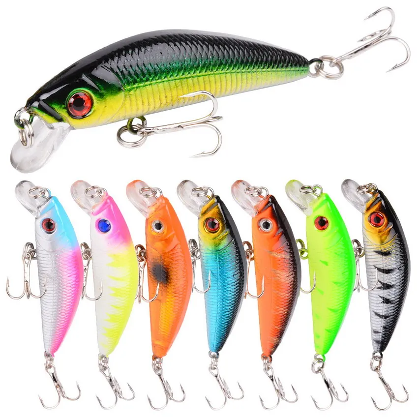 

8g 7cm Road Sub Snakehead Fishing Lure Minow Sea Fishing Mini Crankbait, Multi