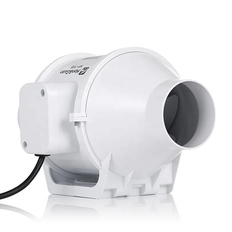 

Hon&Guan manufacturer wholesales light weight inline duct fan powerful blower ventilation exhaust fans