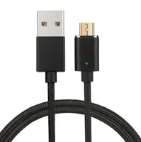 

2.4A Quick Charger Metal Micro USB Smart Magnetic Charging Data Cable For iPhone/Android/Type-C