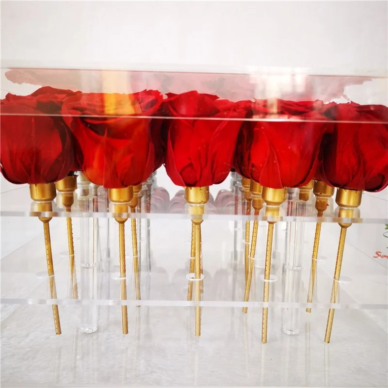 Amazon Plastic Stems 20cm Artificial Flower Stems For Acrylic Box