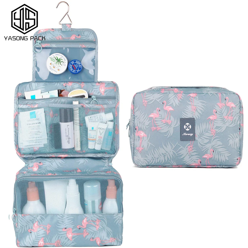 

Free Sample Cheap Printing OEM Custom Hanging Zipper Toiletry Cosmetic Storage Travel Makeup Gift Bag, Black,pink,white,blue, green etc