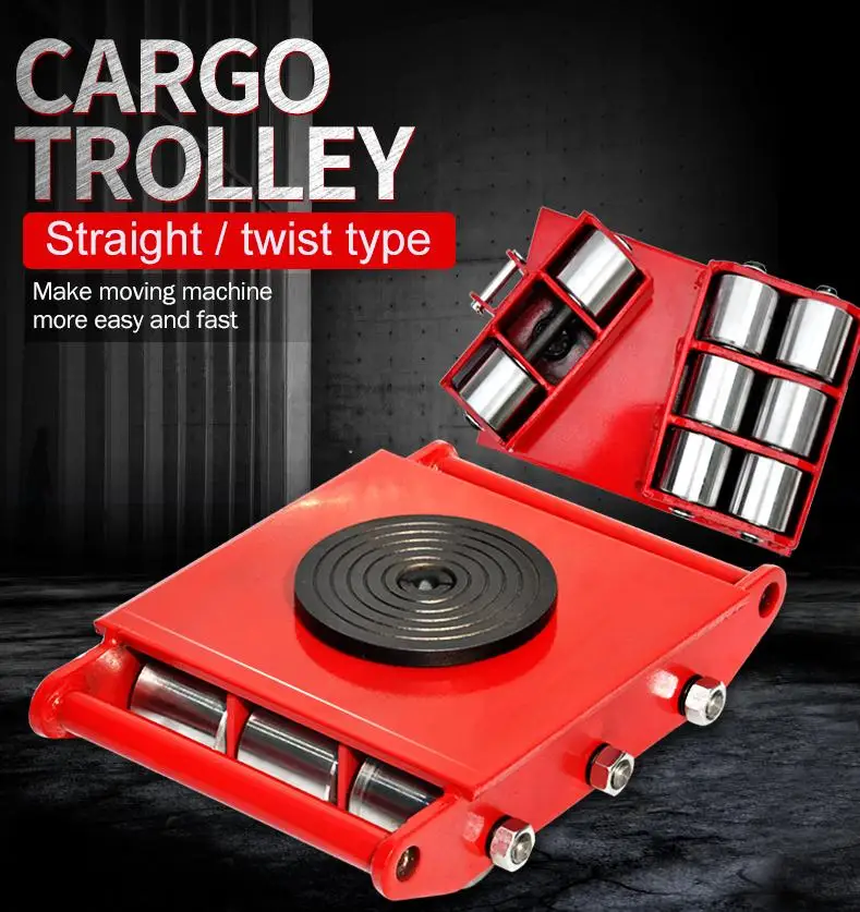 In Stock Rigger Skates/roller Skid For Machinery Moving/1624t,Steel