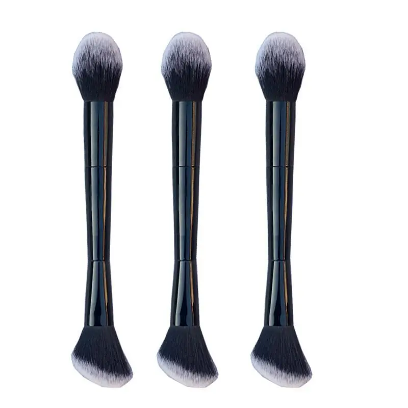 

1PCS Powder Blush Makeup Brush Double Ended Pro Contouring Sculpting foundation Brush Professional Make Up Tools