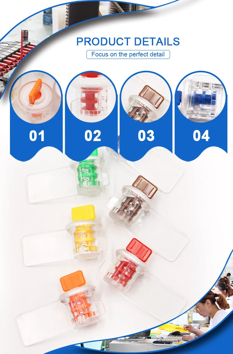 High Security Electric Meter Plastic Seal Pull Tight Twist Lock Seal Buy Twisttype Plastic