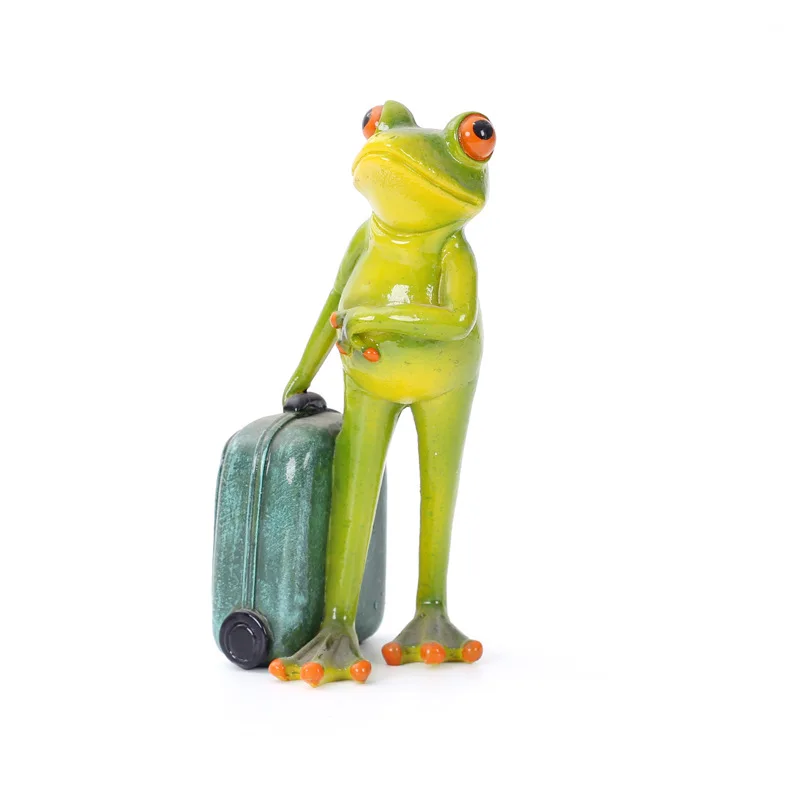 

Newly listed frog resin crafts living room desktop yoga decoration bedroom home decoration, As photo