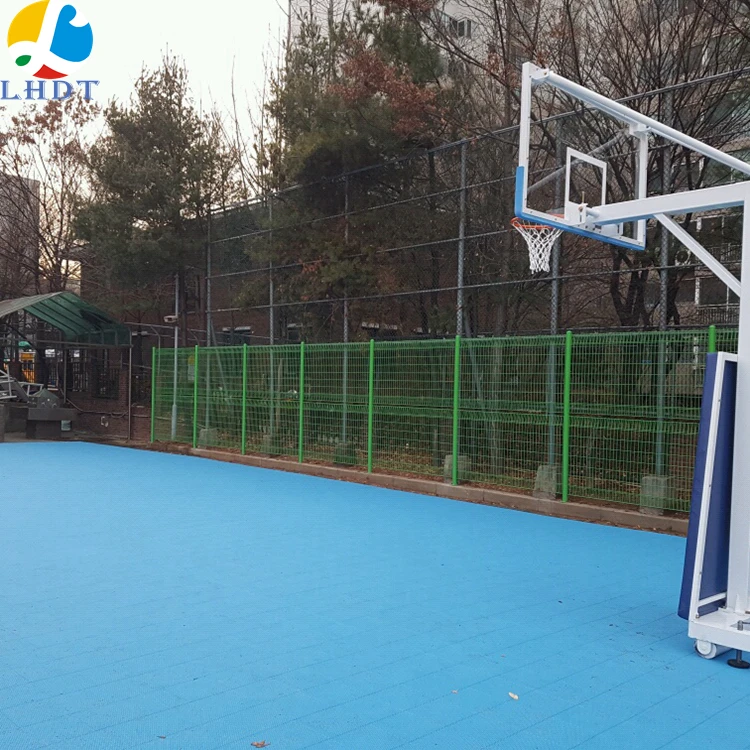 

Brand new PP plastic Linghan sports floor interlocking flooring tiles with good price, 12 colors