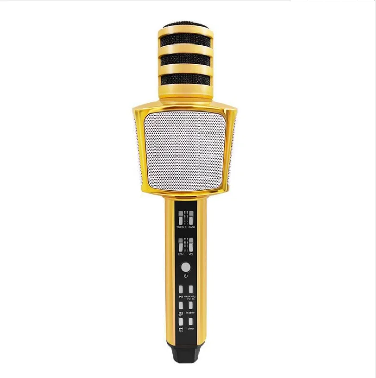 

Wireless bt karaoke microphone speaker combination new microphone phone connection family karaoke professional condenser