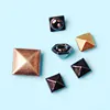 HOT SALE Custom Design Square Pyramid Cone Shape Colorful Metal Stud Rivets Button For Clothing And Bags