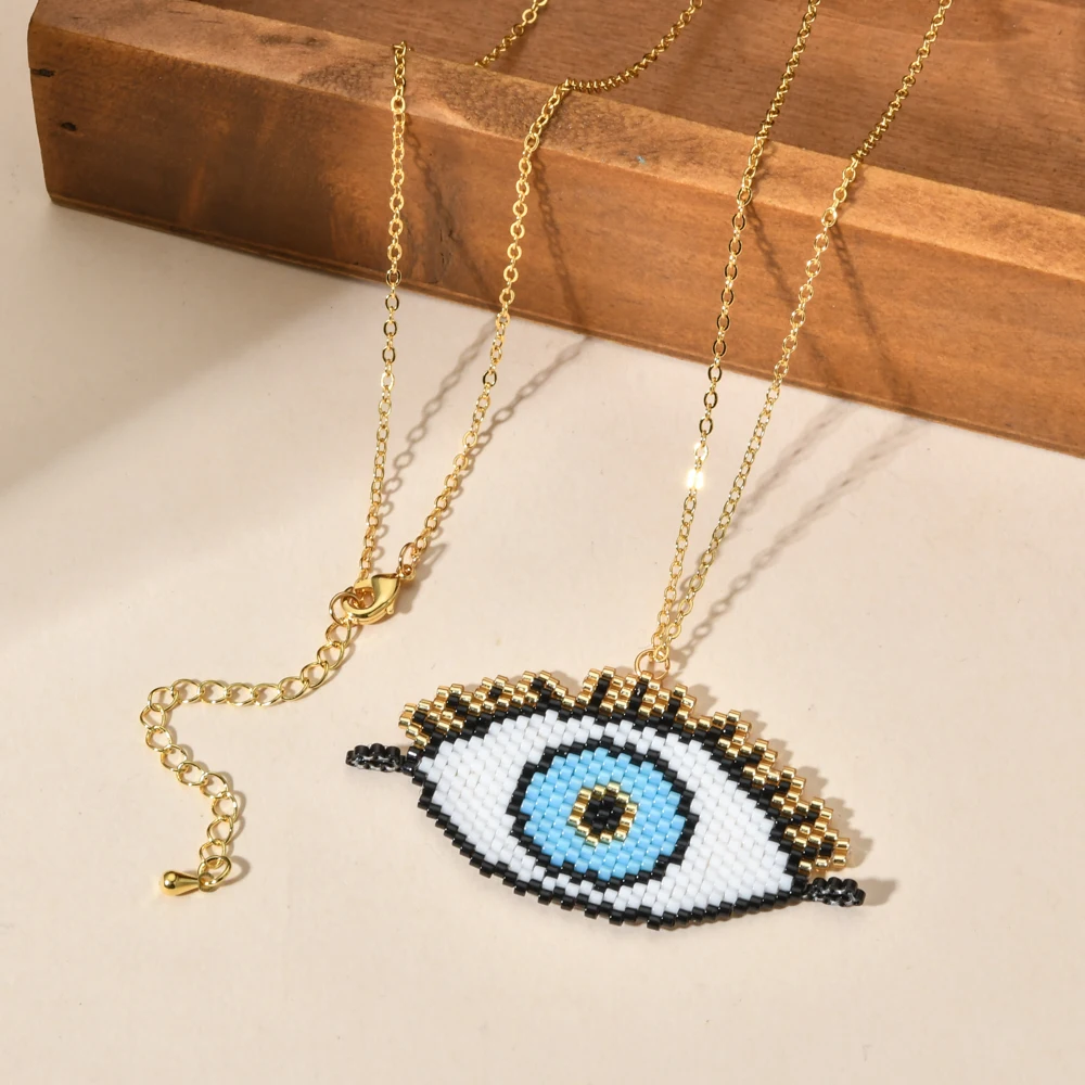 

Boho Fashion Turkish Choker Colorful Evil Eye Pendant Choker Necklace Charms Necklace Jewelry For Women Hand Gifts Wholesale