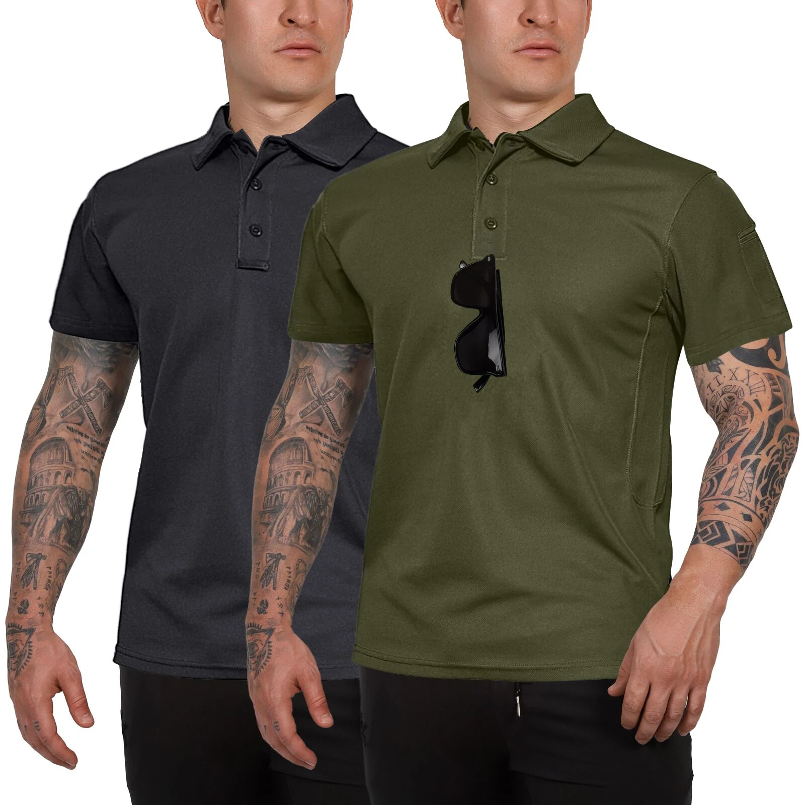 Wholesale Summer New Arrival Sports Solid Color Knitted Polyester Men's Polo T-Shirt