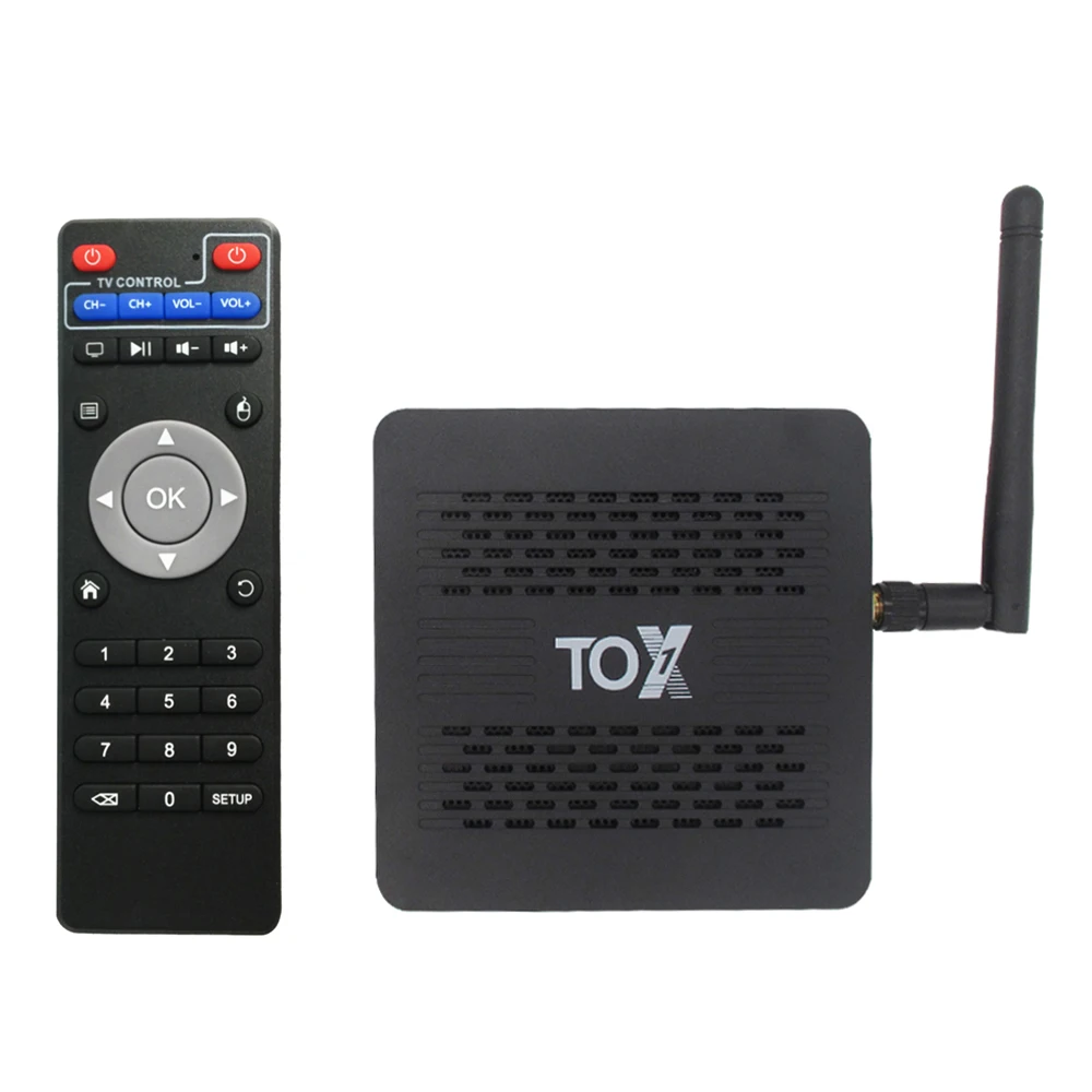 

TOX1 Android 9 Tv Box 4GB 32GB tox 1 Amlogic S905X3 Wifi 1000M 4K Media Player Support Atmos Audio Smart Tv box