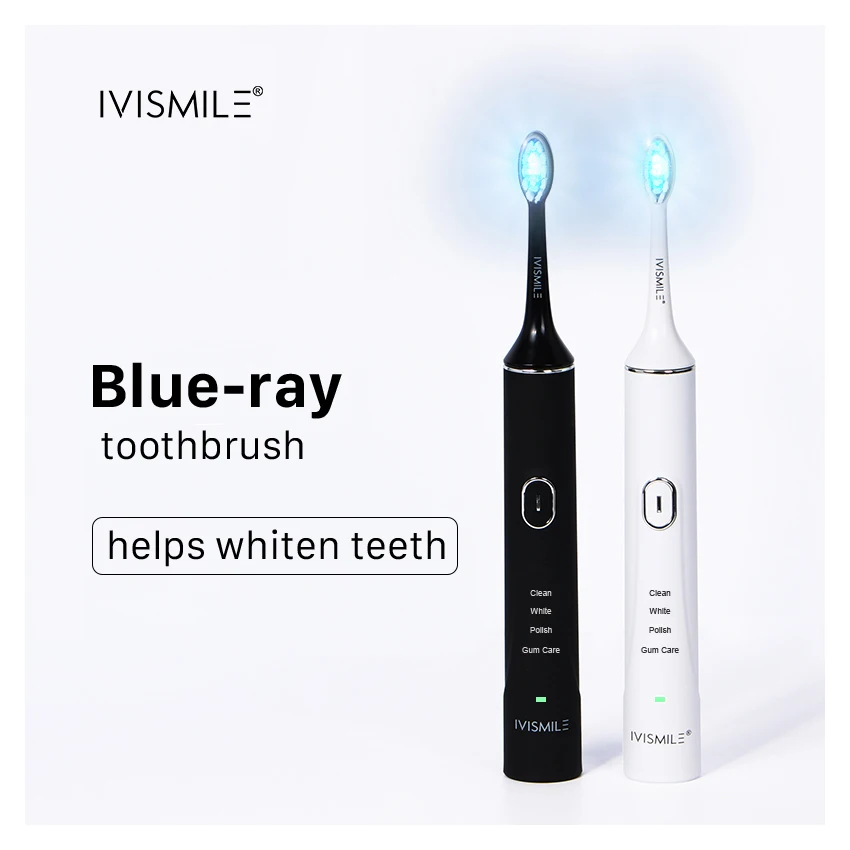 

Professional IVISMILE Blue Ray Rechargeable New Design Electric Toothbrush