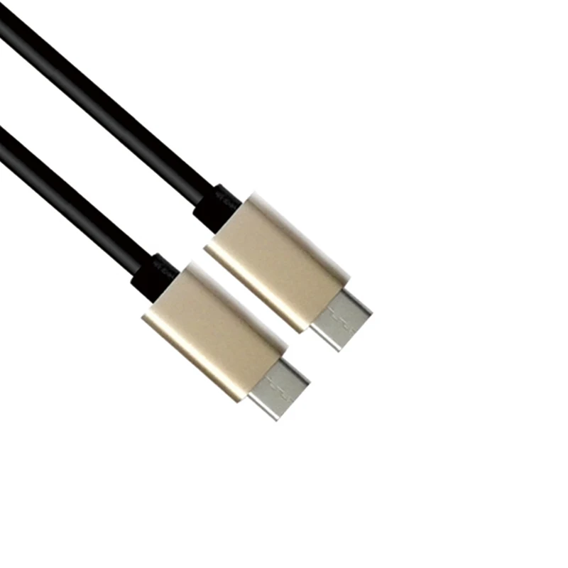 

Latest USB Type C Cable 3.1v Max Transfer Speed 10Gbps Max Currency 5A Data USB Cable, Silver, gold