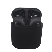 

New Black Pods 1:1 Earbuds Generation 2 with Wireless Charging Case