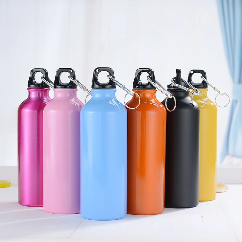 

D27 Custom Logo 500ml Customized Outdoor Sport Bicycle Aluminium Drink Metal Water Bottle For Promotion