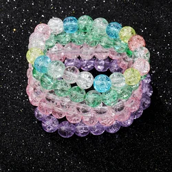 Korean Daisy Fresh Student Pop Crystal Bead Bracelet For Kids Jewelry