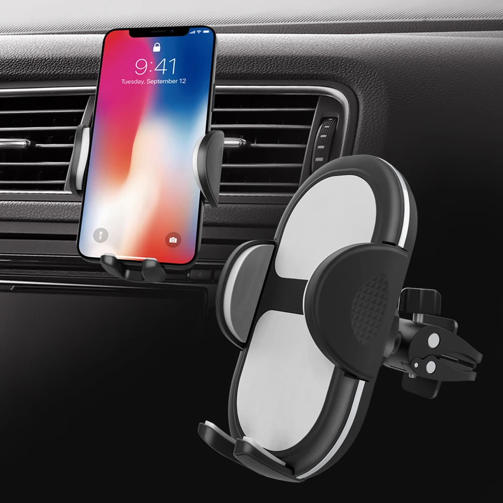 

Taiworld 2021 New Trending Universal Car Air Vent Phone Holder Cradle Car Air Vent Mount Phone Holder for Mobile Phone