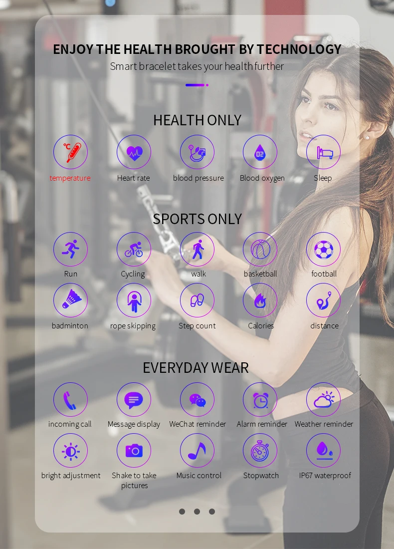 2020 New Product Health Body Temperature Smart Watch T5 Thermometer