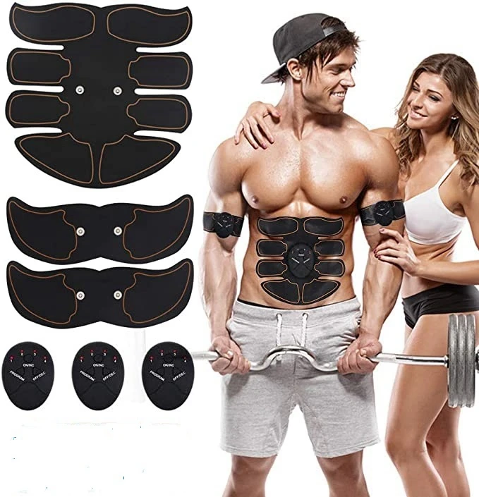 

Strong Vibration EMS Trainer abs Muscle Stimulator Myostimulator Body Fitness Electric Weight Loss Body Slimming Massager Belt