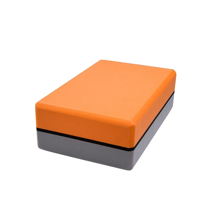 
Eva Foam Custom Logo Print Double Color Yoga Block 