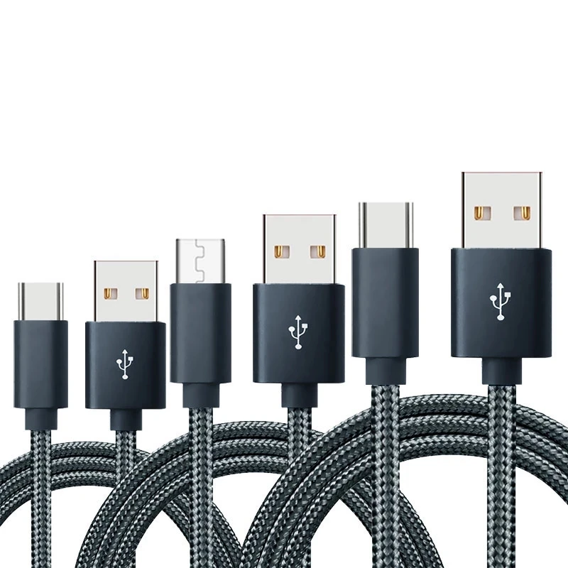 

Hign quality fast charging stype c micro USB cable for iphone android