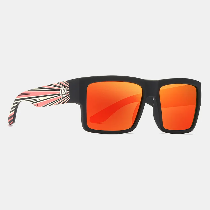 

Kdeam Square Polarized Sunglasses Outdoor Sports Sunglasses Men's Sun-Shade Wind-Proof Glasses Kd093, Picture colors